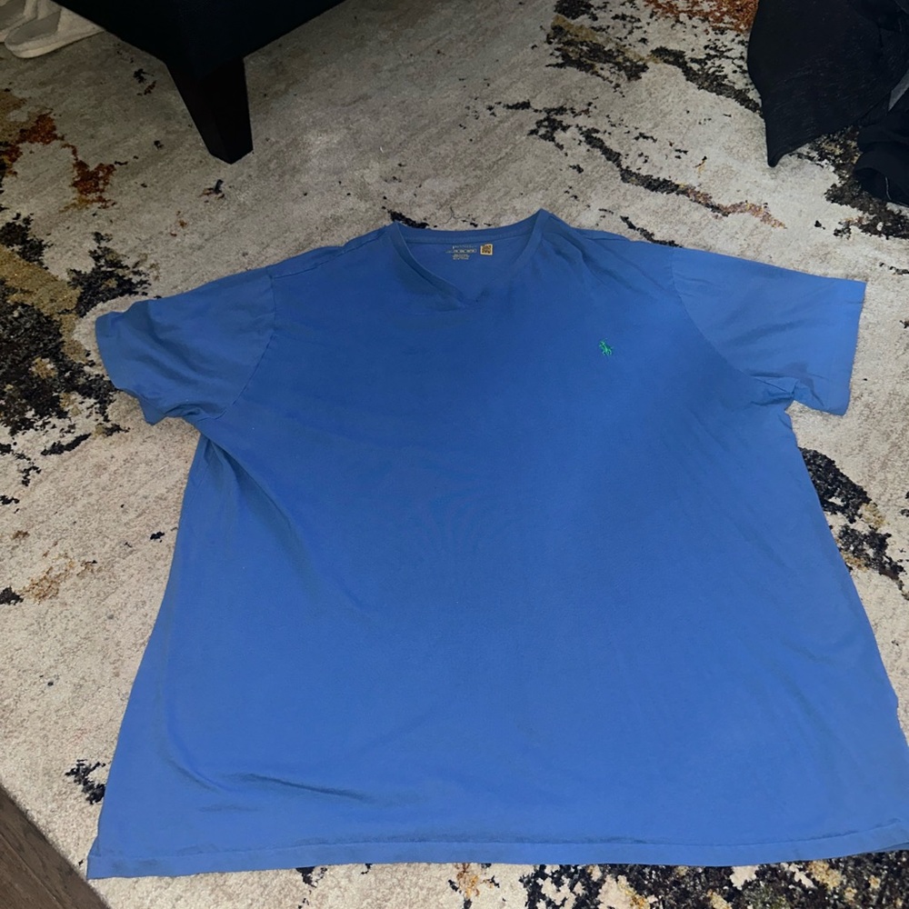 Polo by Ralph Lauren Men's Blue T-Shirt